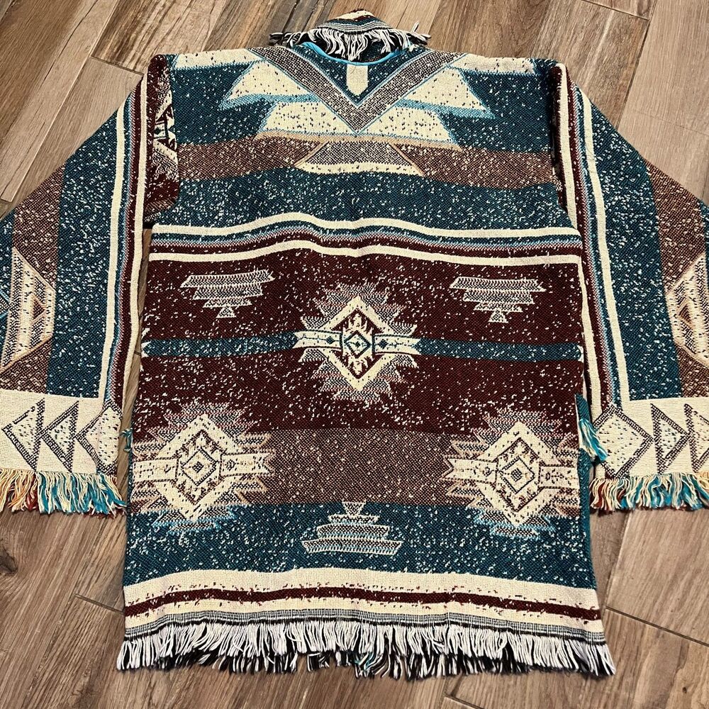 Aztec Wrapper Native American Indian Vintage Tape… - image 7